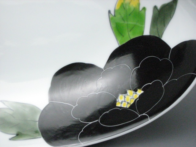 画像: 黒牡丹カレー皿