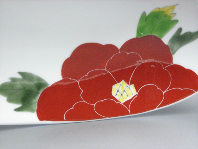 画像: 赤牡丹カレー皿