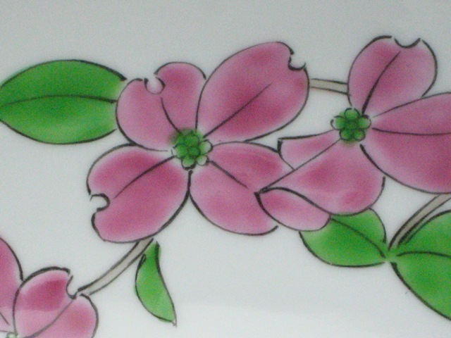 画像: 花水木カレー皿（ピンク）